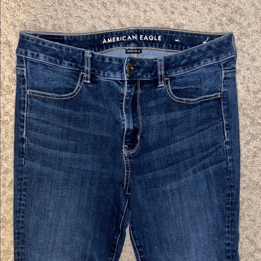 American Eagle Outfitters High Rise Jegging Jeans 12 Long 12L
